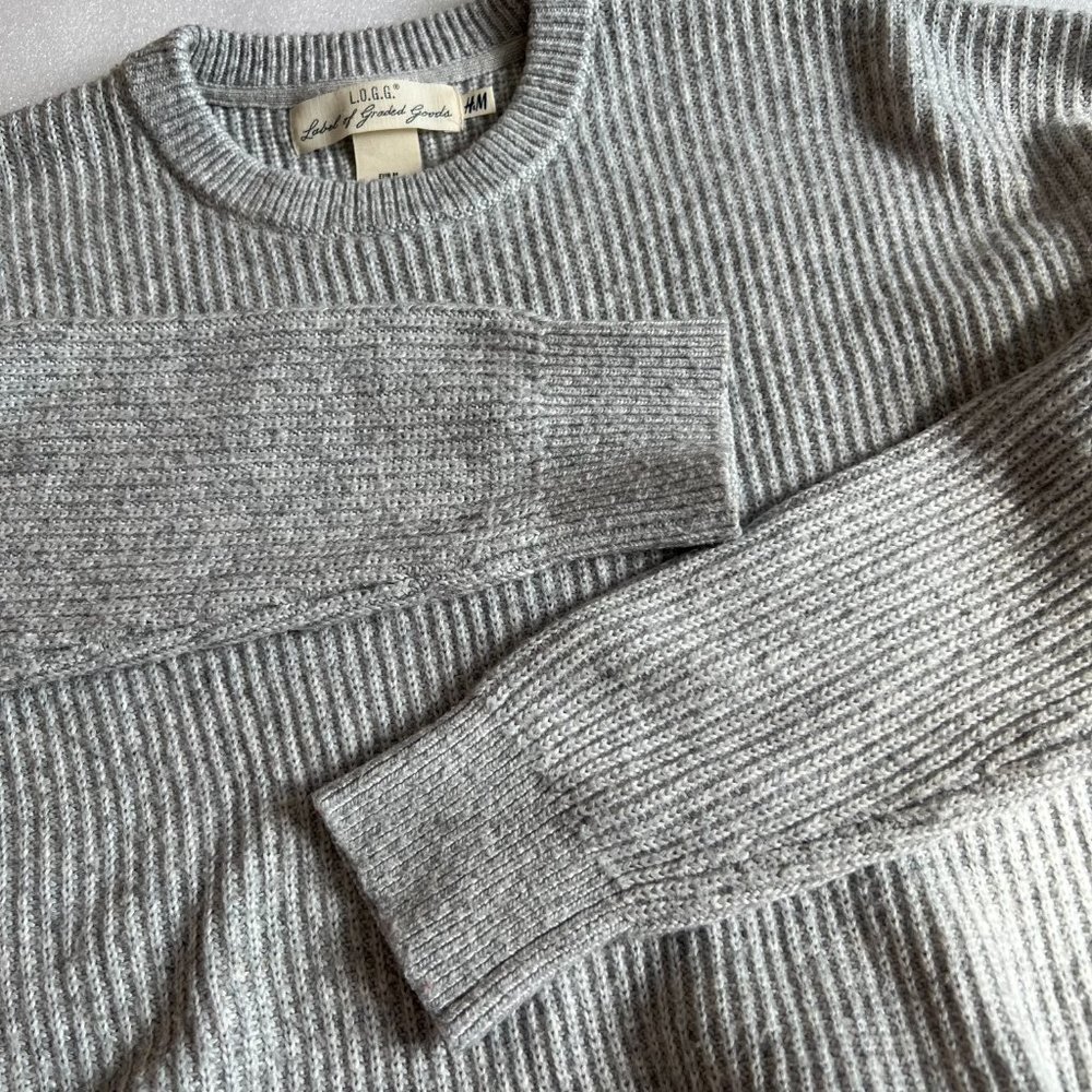 H&M Knitted Crew Neck Sweater (M)